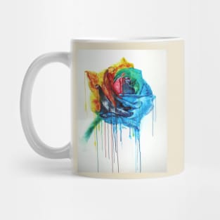 Rainbow Rose Mug